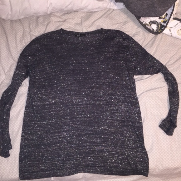 - Tunic Charcoal Sweater - Picture 1 of 2